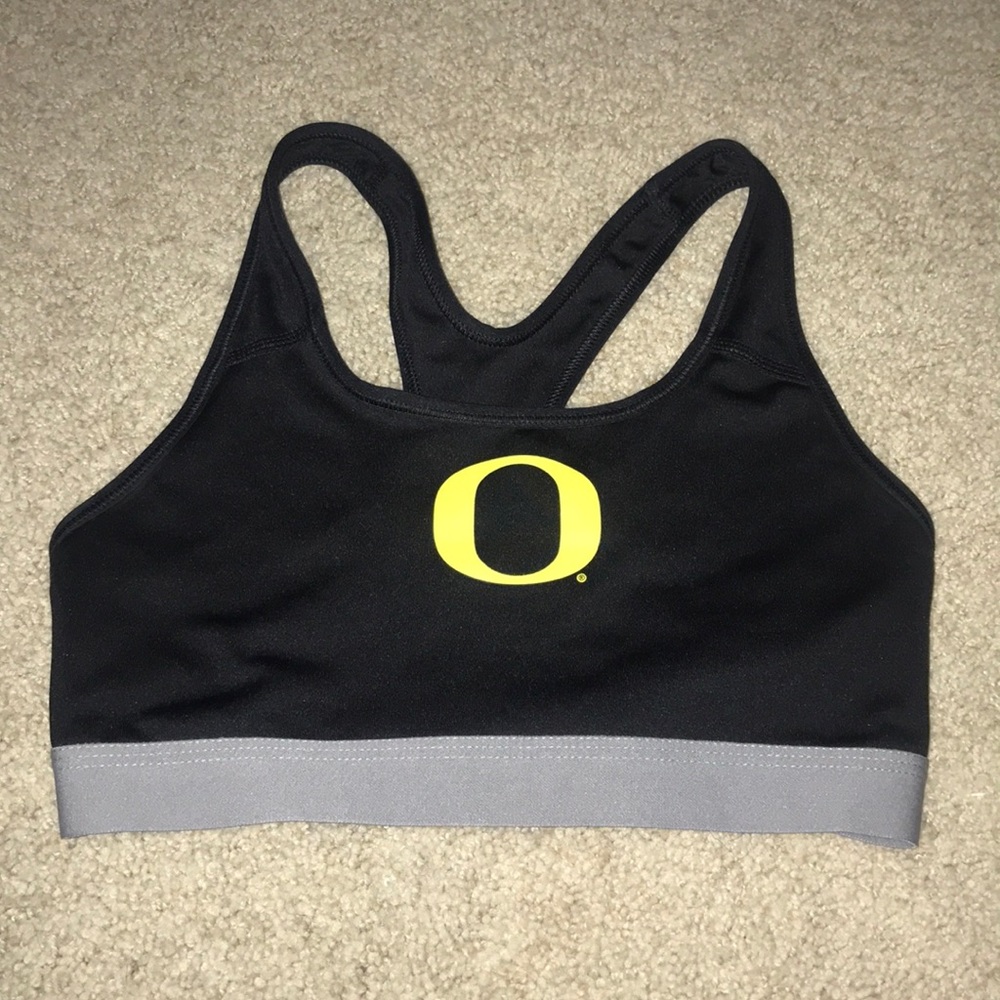 Oregon Ducks sports bra